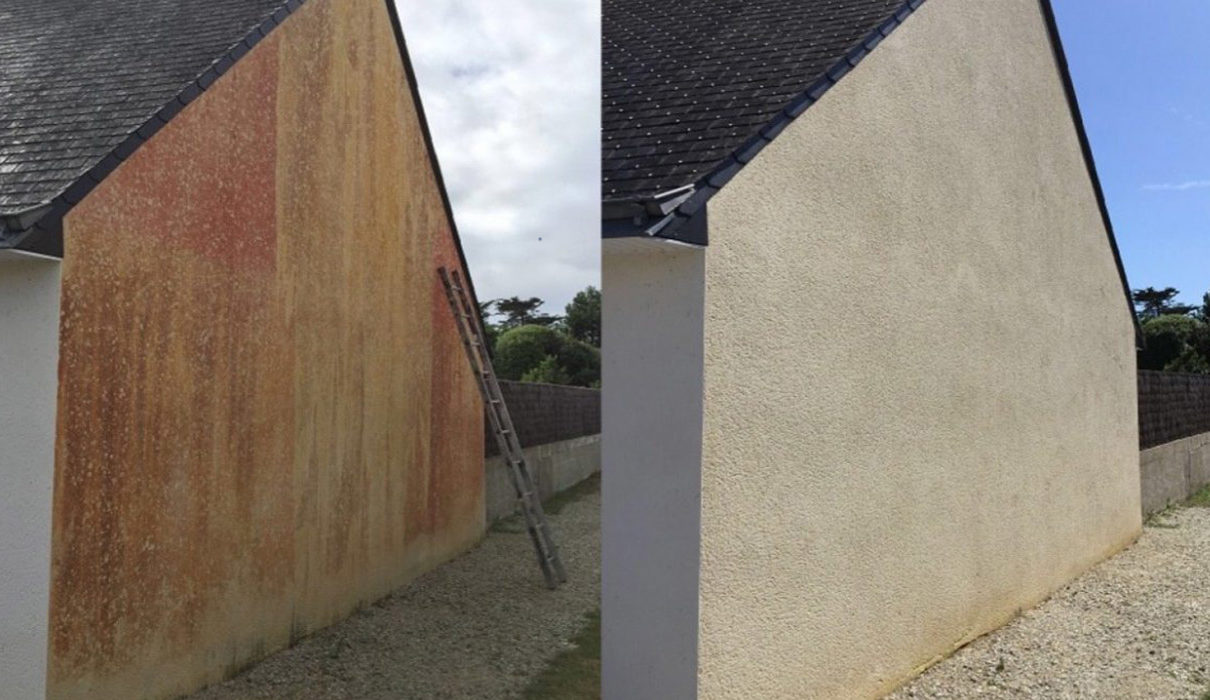 Ravalement de façade en béton